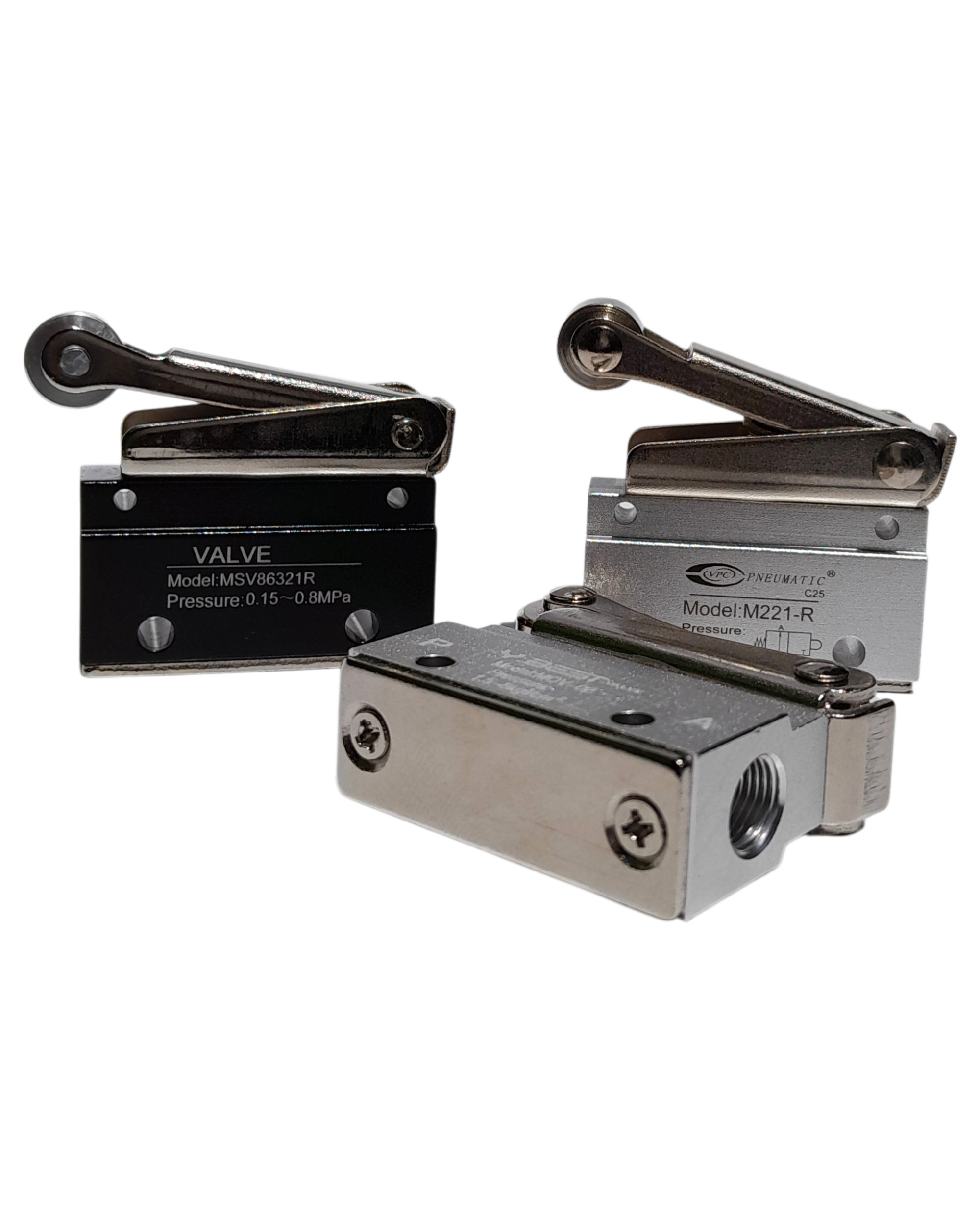 Válvulas Neumáticas con Rodillo